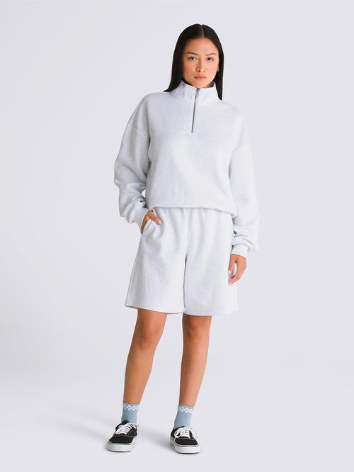 Short Mujer Elevated Double Knit  Blanco Vans