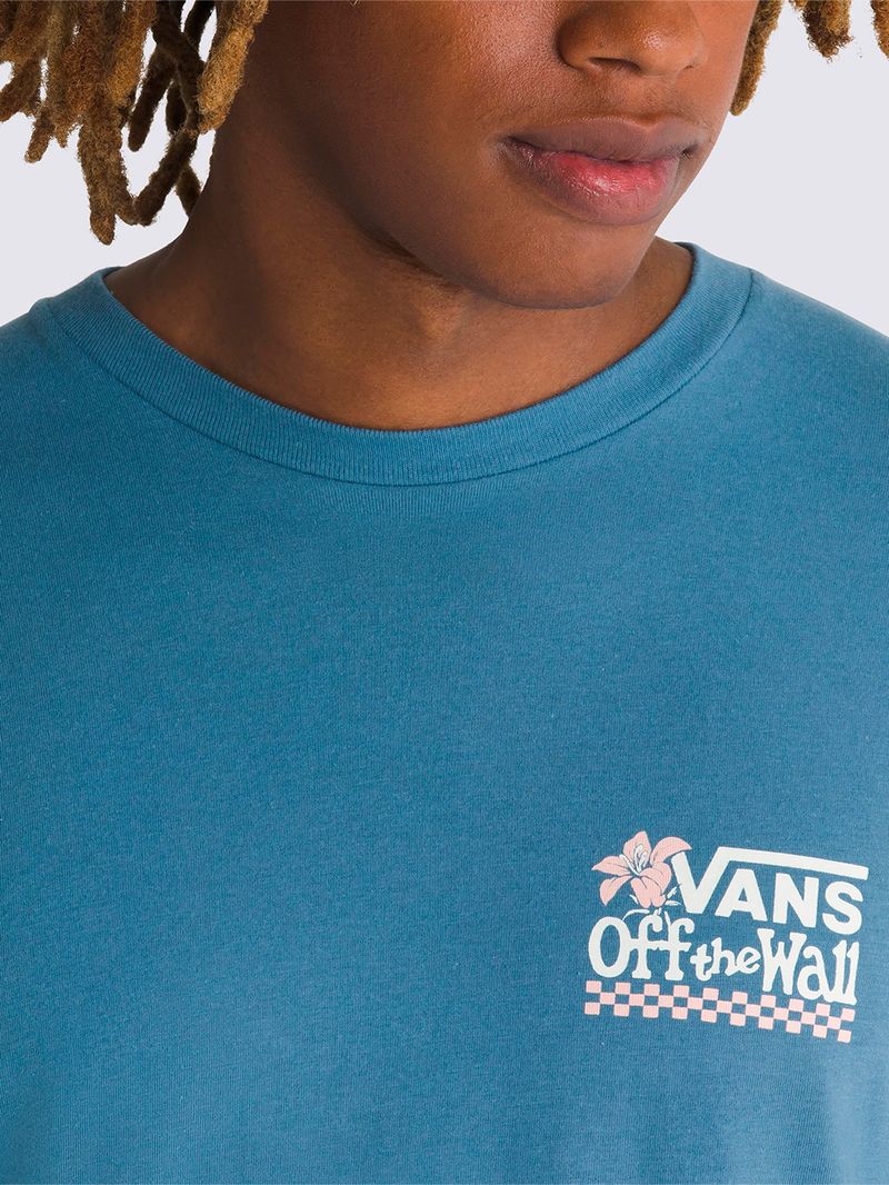 Polera Manga Larga Hombre Petal And Pest  Azul Vans