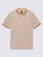 Polera-Manga-Corta-Hombre-Lewis-Mills-Polo-Beige-Vans