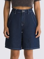 Short-Mujer-Groundwork-Long-Denim--Azul-Oscuro-Vans