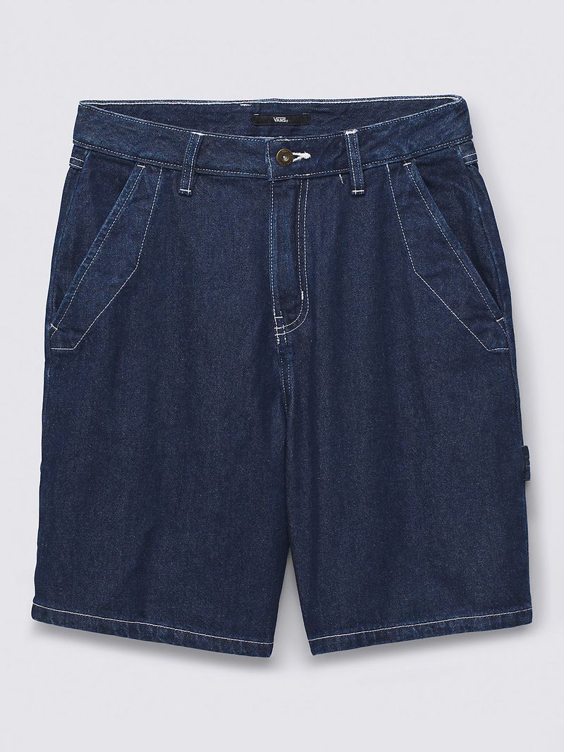 Short-Mujer-Groundwork-Long-Denim--Azul-Oscuro-Vans