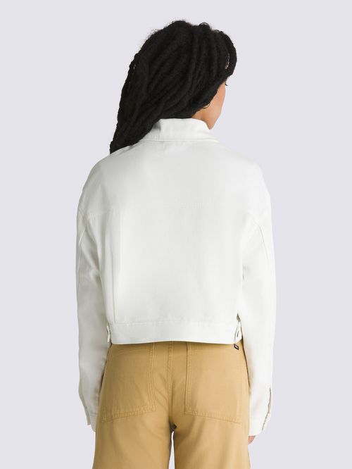 Chaqueta Mujer Raynes Crop Trucker Blanco Vans