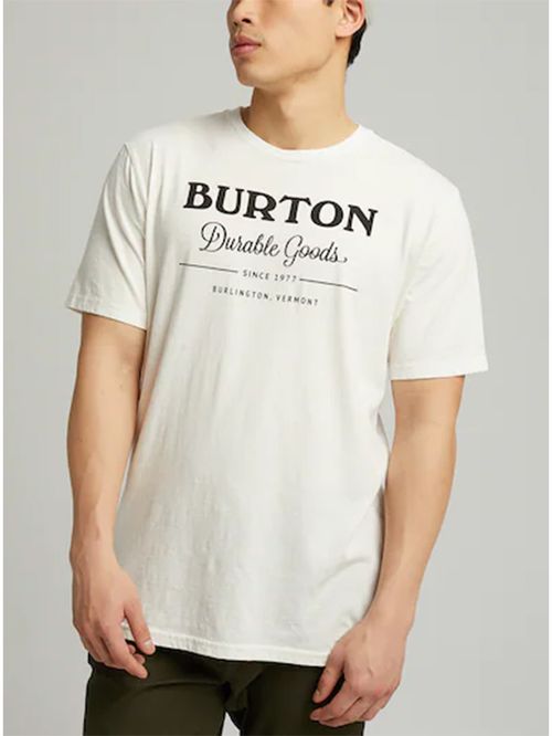 Polera Manga Corta Unisex Durable Goods Blanca Burton