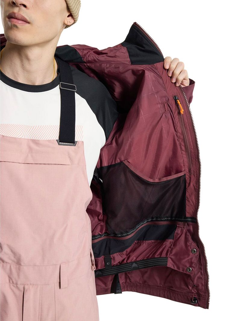 Chaqueta Hombre Impermeable Frostner Morada Burton