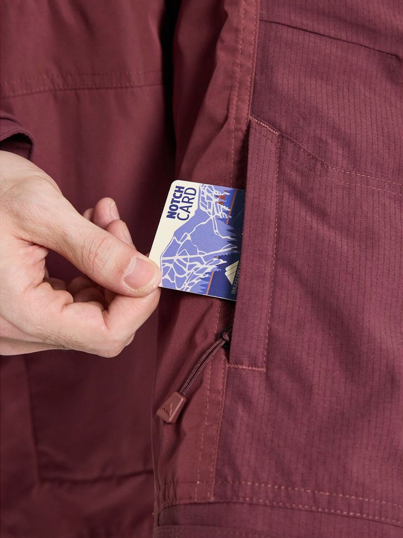 Chaqueta Hombre Impermeable Frostner Morada Burton