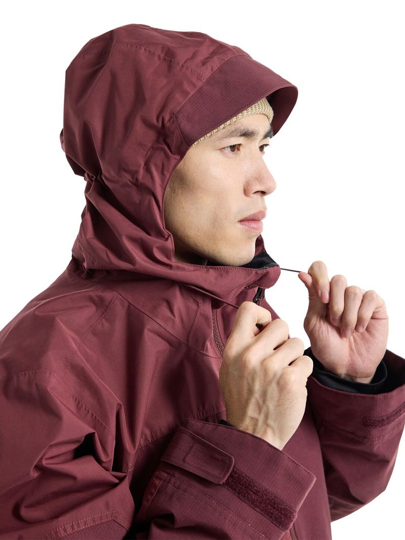 Chaqueta Hombre Impermeable Frostner Morada Burton