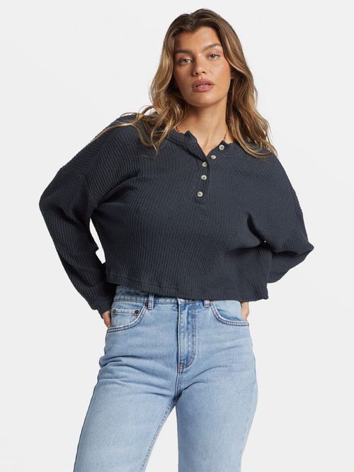 Sweater Mujer Good Catch Negro Billabong