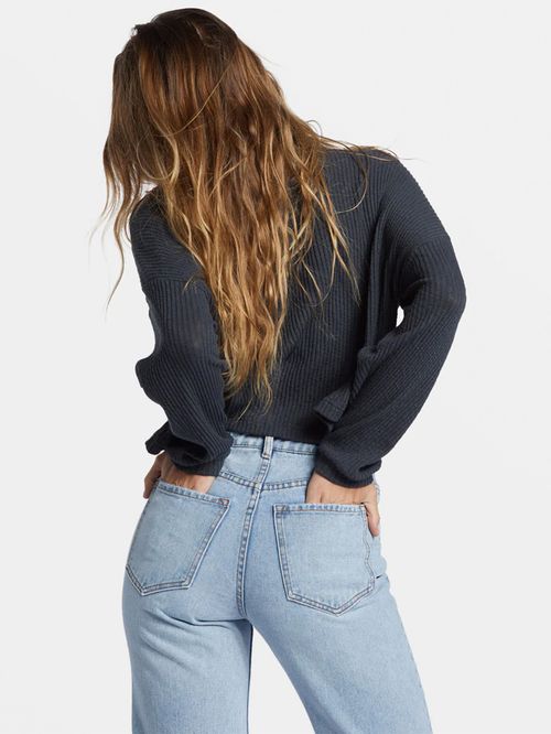 Sweater Mujer Good Catch Negro Billabong