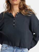 Sweater-Mujer-Good-Catch-Negro-Billabong