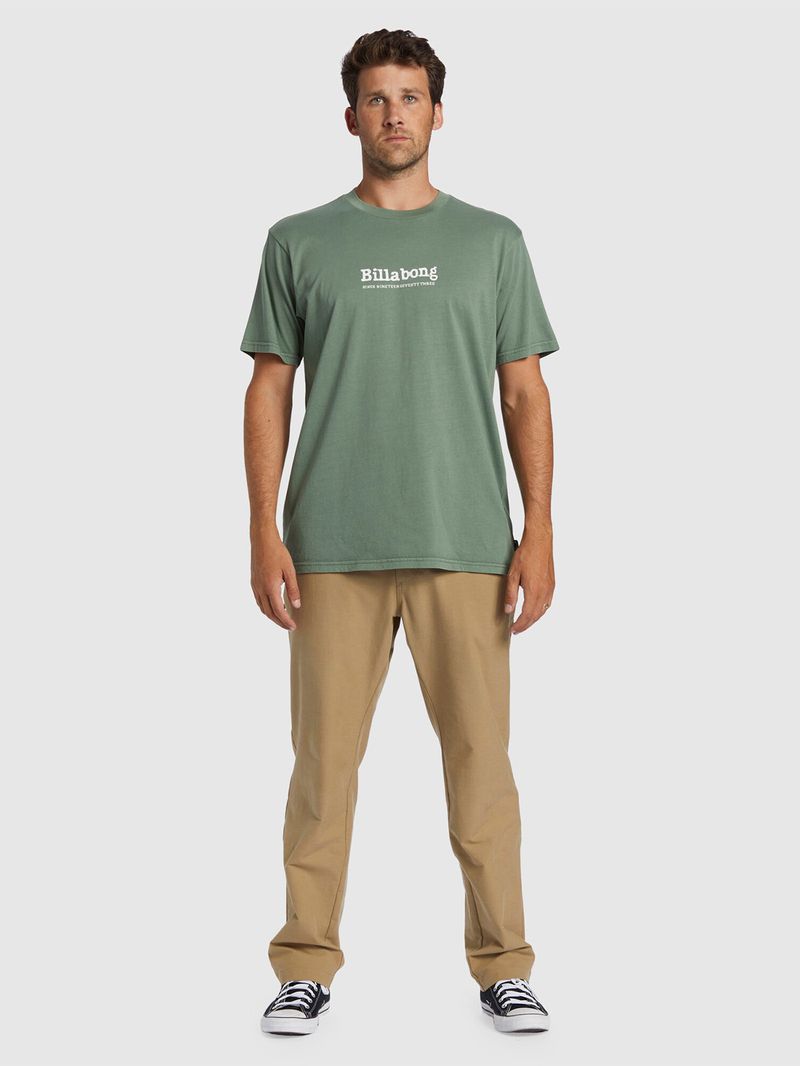 Polera Hombre Throwback Verde Billabong