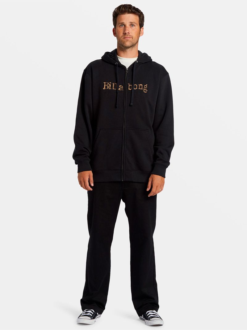 Poleron Hombre Mogul Negro Billabong
