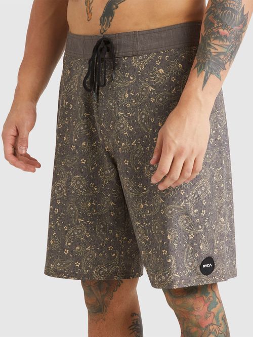 Traje de Baño Hombre Atlas Trunk Café RVCA