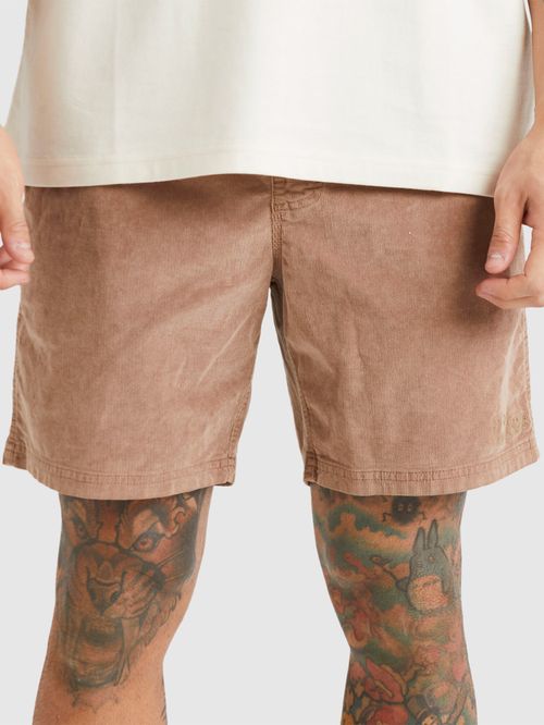 Short Hombre Escape Elastic Cotelé Beige RVCA