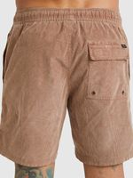 Short-Hombre-Escape-Elastic-Cotele-Beige-RVCA