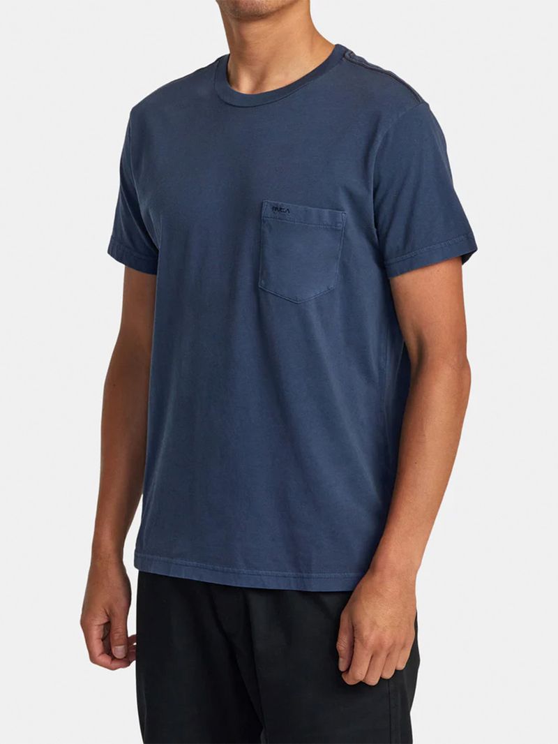 Polera-Manga-Corta-Hombre-PTC2-Pigment-Azul-RVCA