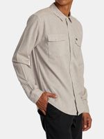 Camisa Manga Larga Hombre Neps Gris RVCA