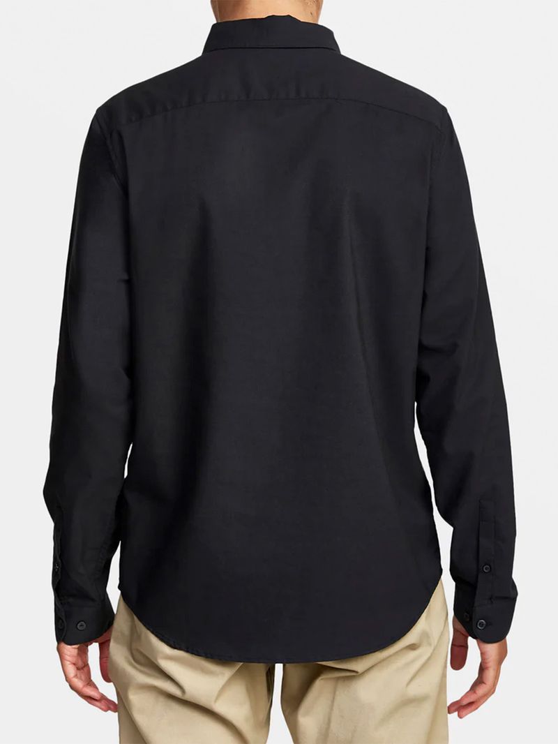 Camisa-Manga-Larga-Hombre-That-ll-Do-Stretch-Negra-RVCA