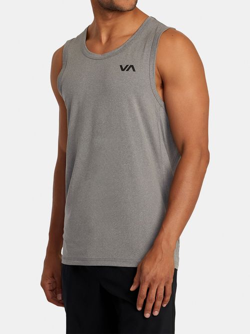 Polera Sin Mangas Hombre Sport Vent Gris RVCA