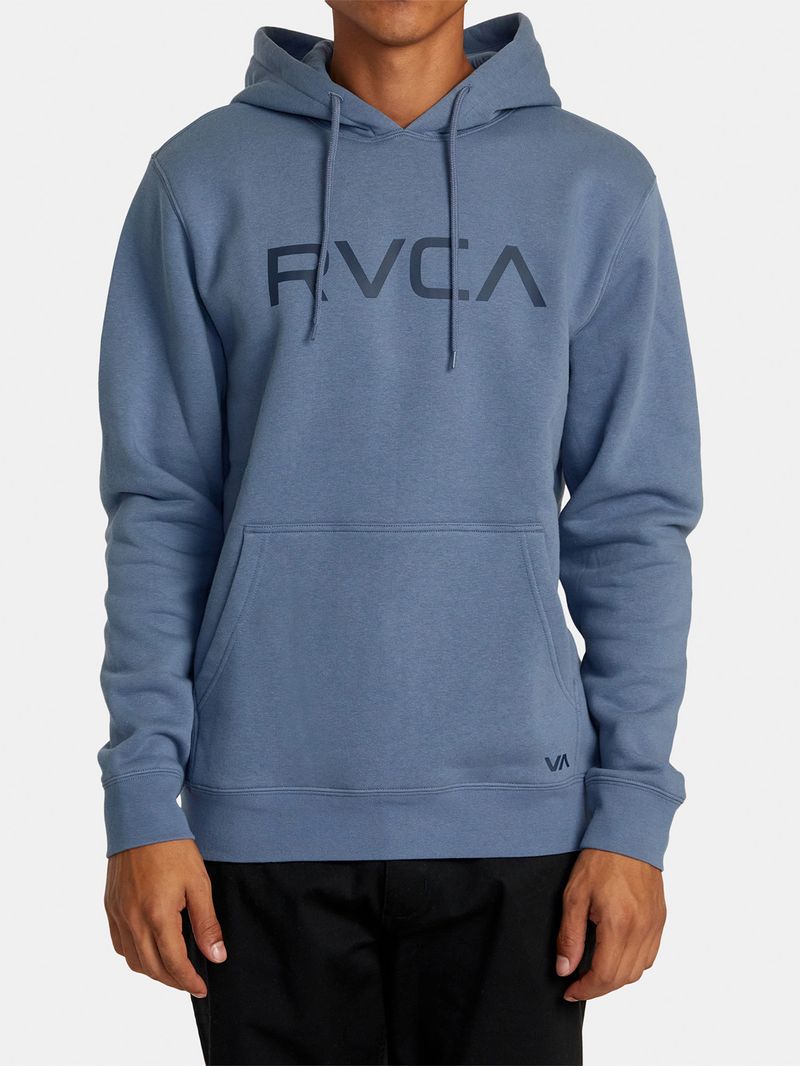 Poleron Hombre Big RVCA Hoodie Azul
