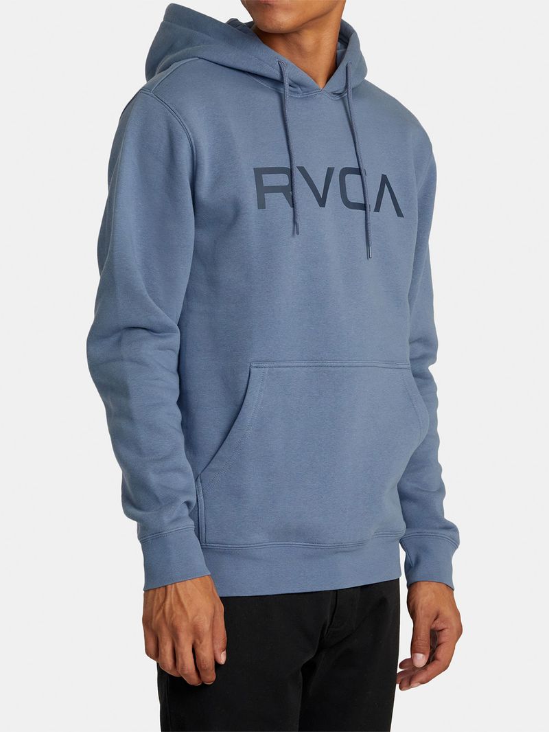 Poleron Hombre Big RVCA Hoodie Azul