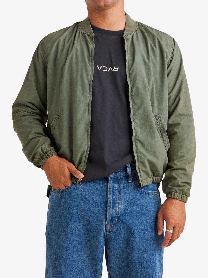 Chaqueta Hombre Vacancy Bomber Verde RVCA