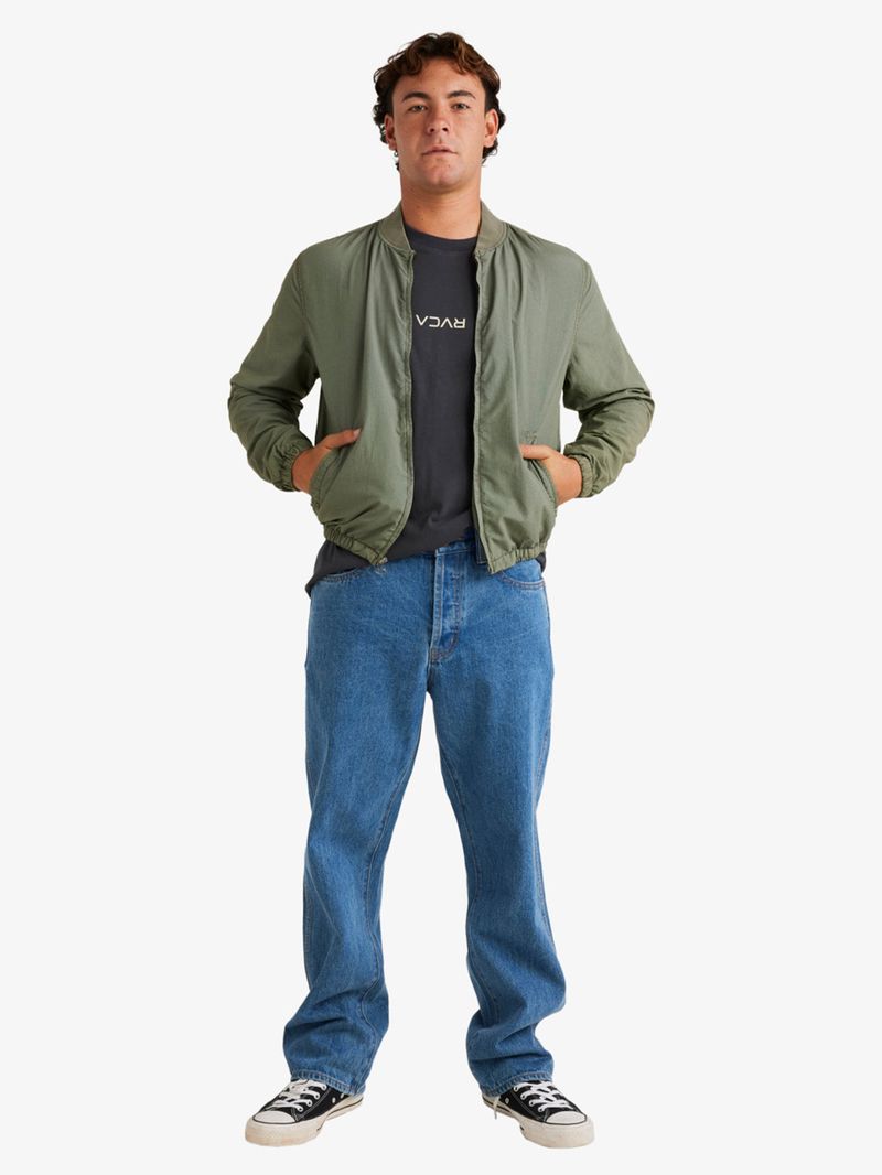 Chaqueta Hombre Vacancy Bomber Verde RVCA