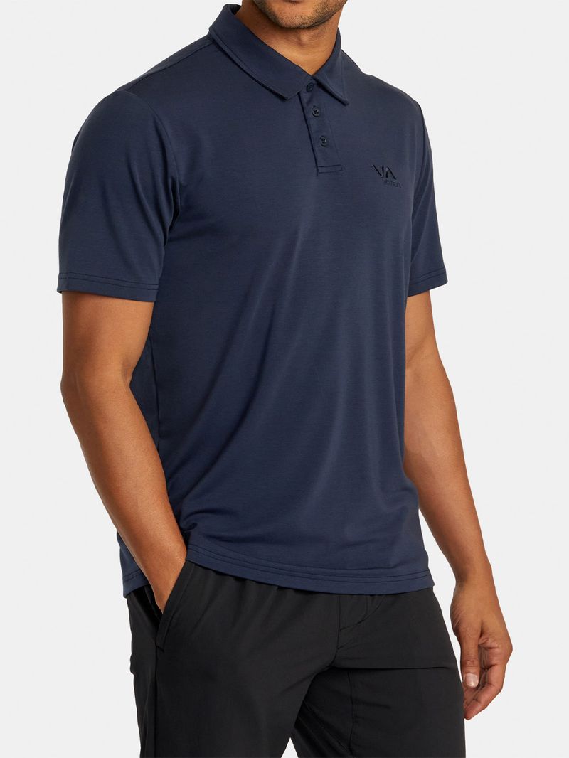 Polera-Manga-Corta-Hombre-Balance-Polo-Azul-RVCA