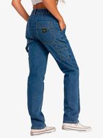 Pantalon-Jeans-Mujer-Recession-Azul-RVCA