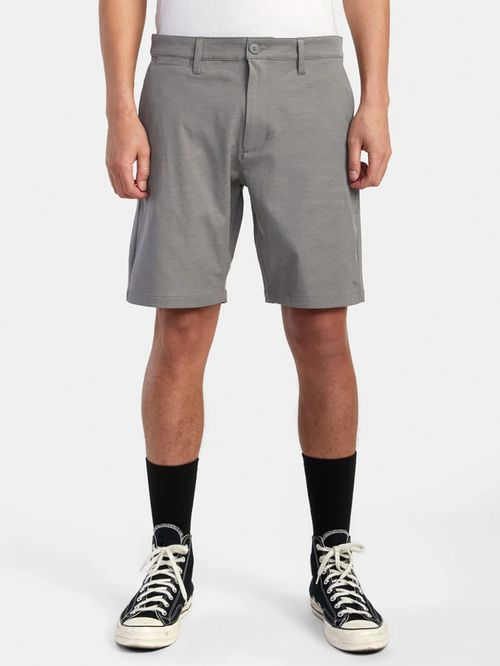 Short Hombre Back In Hybrid Gris RVCA