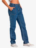 Pantalon-Jeans-Mujer-Recession-Azul-RVCA