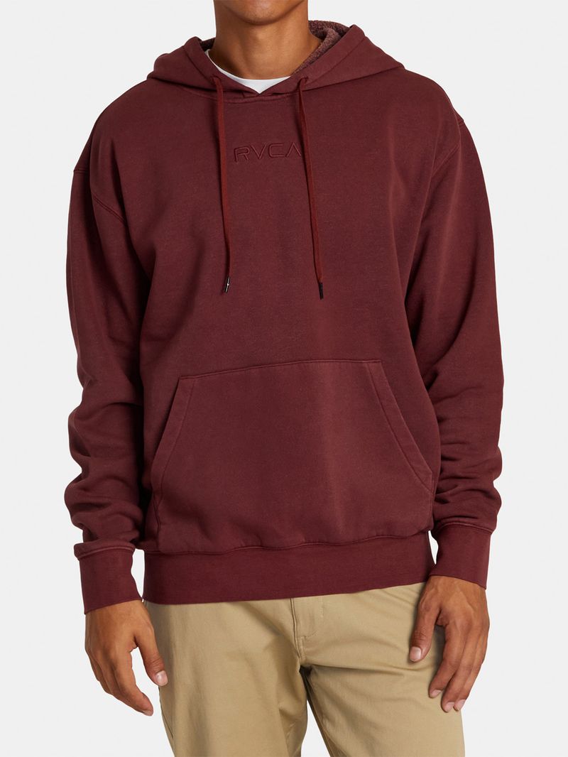 Poleron Hombre PTC Burdeo RVCA