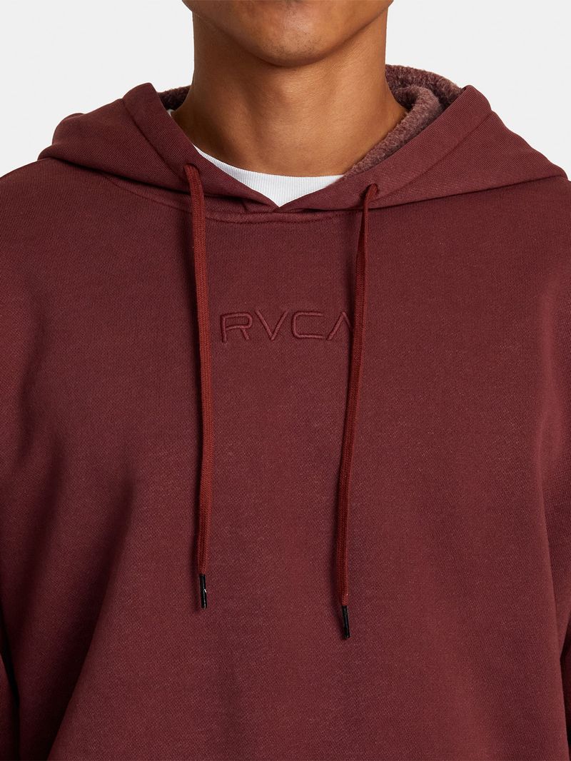 Poleron Hombre PTC Burdeo RVCA
