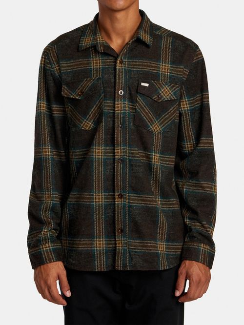 Camisa Manga Larga Hombre Vacancy Café RVCA
