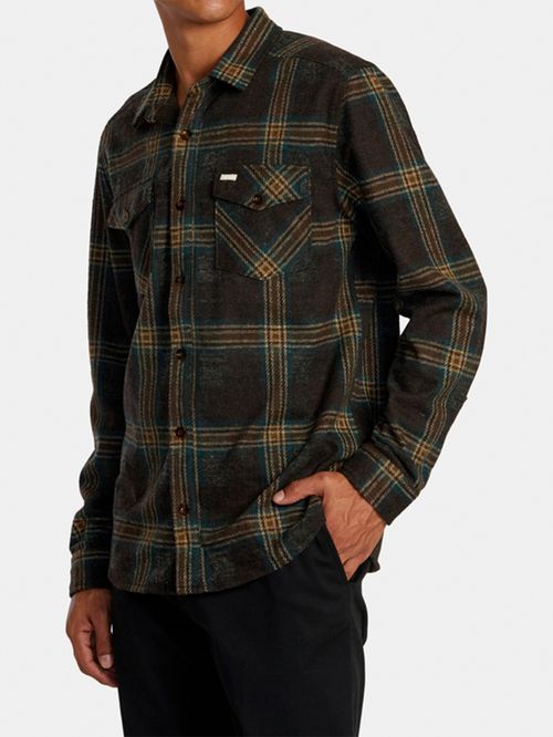 Camisa Manga Larga Hombre Vacancy Café RVCA