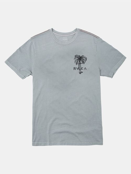 Polera Hombre Pommier Palms Gris RVCA