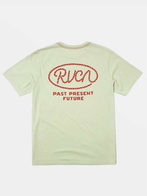 Polera Manga Corta Hombre Lasso Verde RVCA