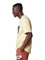 Polera-Manga-Corta-Hombre-Painted-Peak-Knit-Amarillo-Columbia