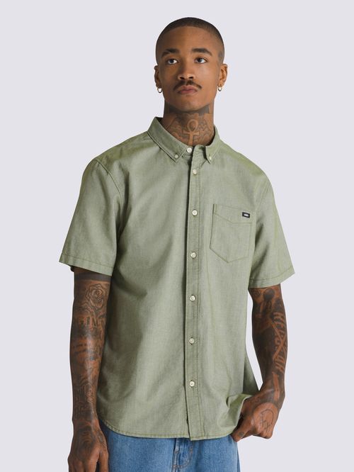 Camisa Manga Corta Hombre Mn Houser Ss Oliva Vans