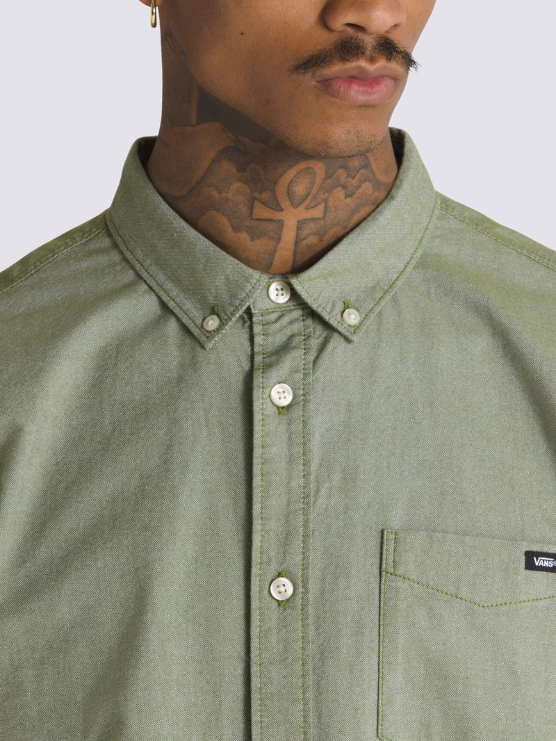 Camisa-Manga-Corta-Hombre-Mn-Houser-Ss-Oliva-Vans