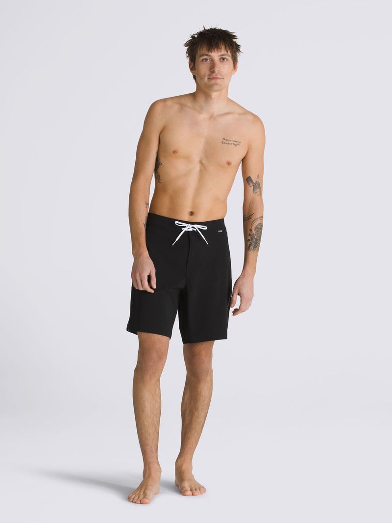 Traje-De-Baño-Hombre-The-Daily-Solid-Boar-Negro-Vans