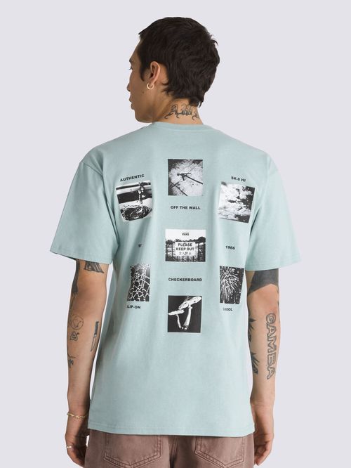 Polera Manga Corta Hombre Bonzalez Ss Agua Vans