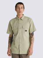 Camisa-Manga-Corta-Hombre-Smith-Ii-Ss-Woven-Verde-Oscuro-Vans