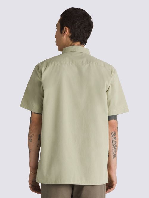 Camisa Manga Corta Hombre Smith Ii Ss Woven Verde Oscuro Vans
