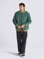 Chaqueta-Hombre-Copley-Bomber-Jacket-Verde-Oscuro-Vans