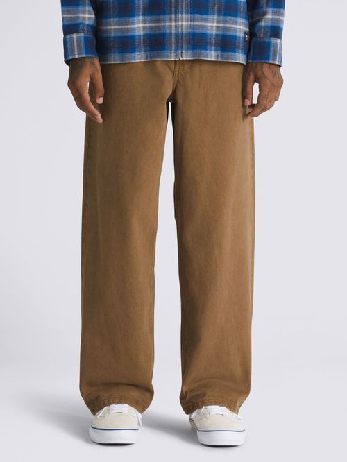 Pantalon Hombre Check-5 Baggy Denim  Café Oscuro Vans