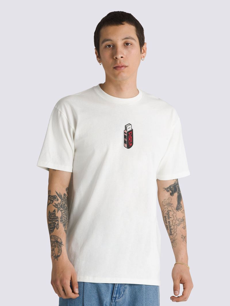 Polera-Manga-Corta-Hombre-Jump-Drive-Ss-Blanco-Vans