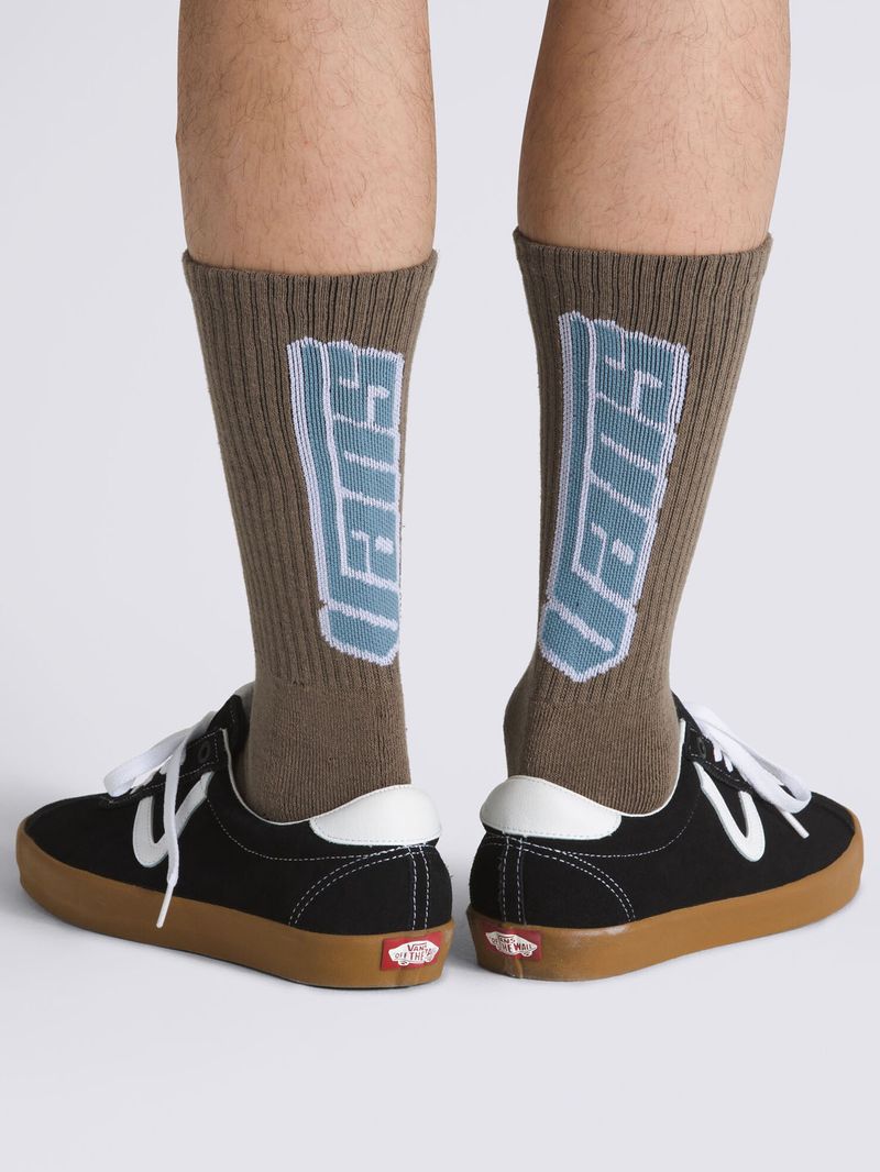 Calcetin-Hombre-Faster-Crew-Cafe-Oscuro-Vans