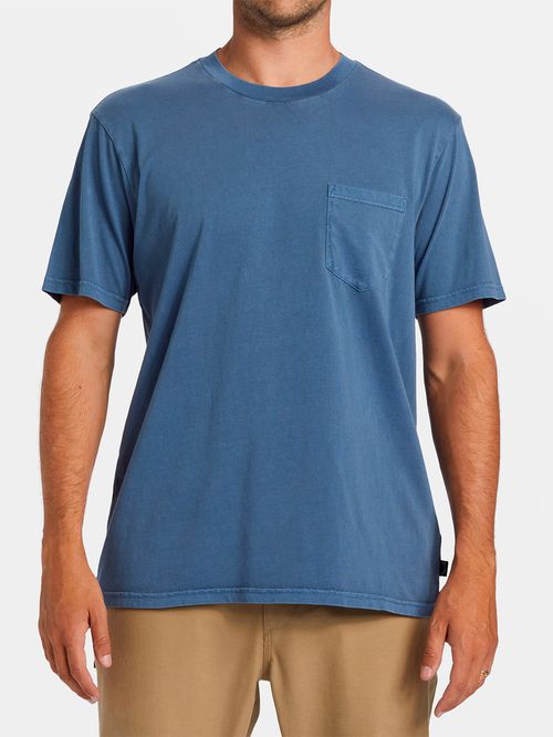 Polera Manga Larga Hombre Essential Thermal Azul Billabong