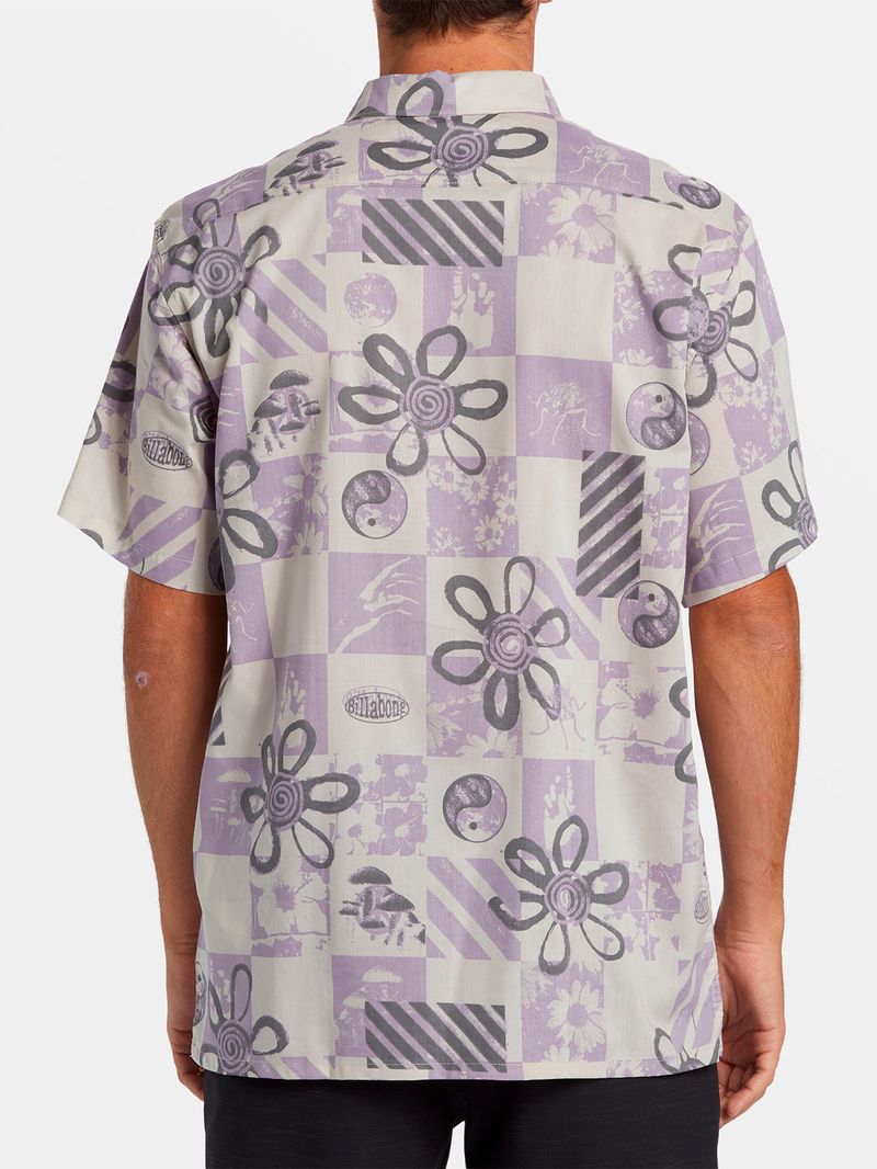 Camisa-Manga-Corta-Hombre-Double-Vision-Purple-Flowers-Billabong