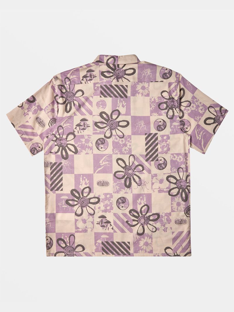 Camisa-Manga-Corta-Hombre-Double-Vision-Purple-Flowers-Billabong